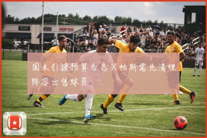 国米引援预算告急买帕斯需先清理阵容出售球员